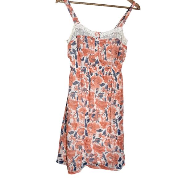 MUDD Crochet Floral Design Lace Y2K babydoll spring cottagecore boho M - Picture 1 of 10